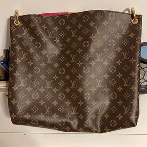 Louis Vuitton. Purse. Graceful MM. Used 4 times. Minor rain marking and wear.